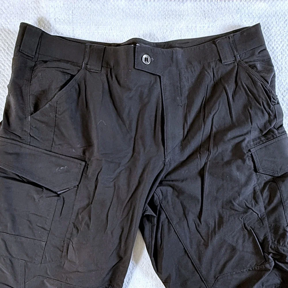5.11 Tactical Series Cargo Pants Mens 40x32 Apex Stretch Utility Black